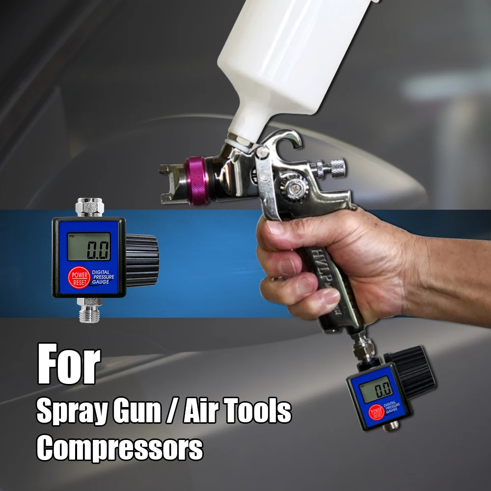 LEMATEC цифровой регулятор давления воздуха для распылителя другой воздушный инструмент встроенный