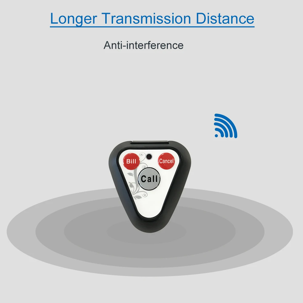 Колокольчики Беспроводной система вызова гостей для официанта ресторана 8