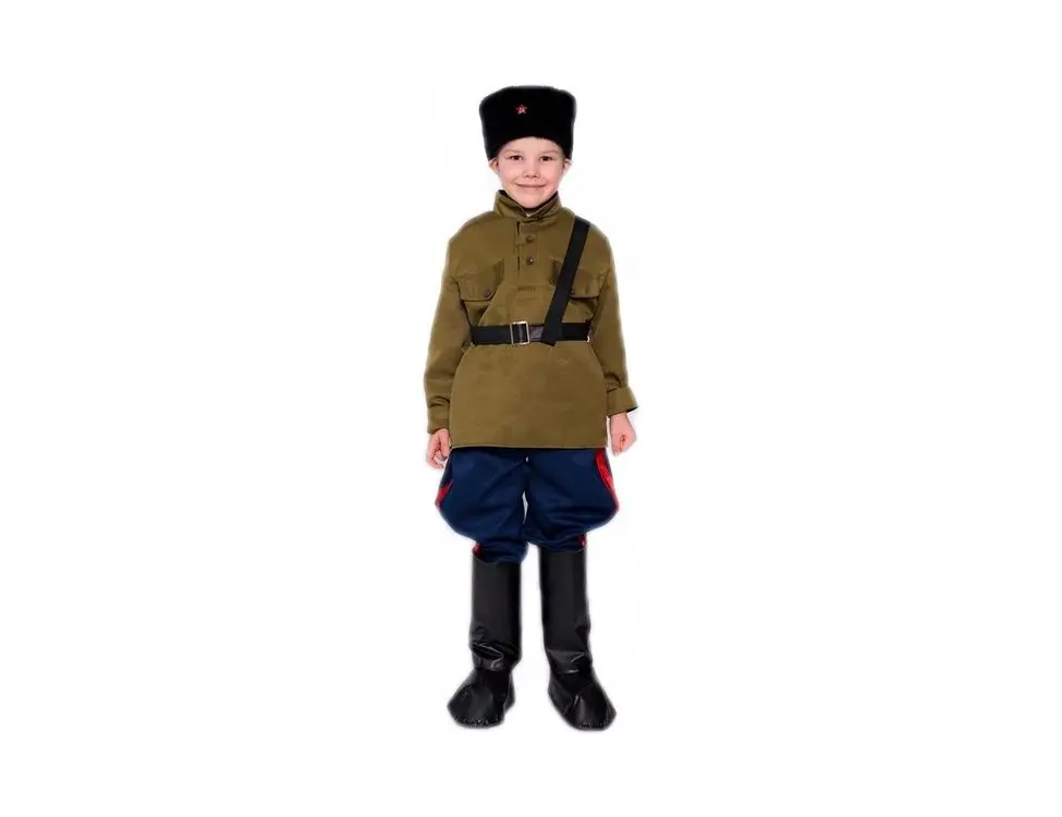 Карнавальный костюм &quotКазак военный&quot на рост 104-116 см 3-5 лет Бока |
