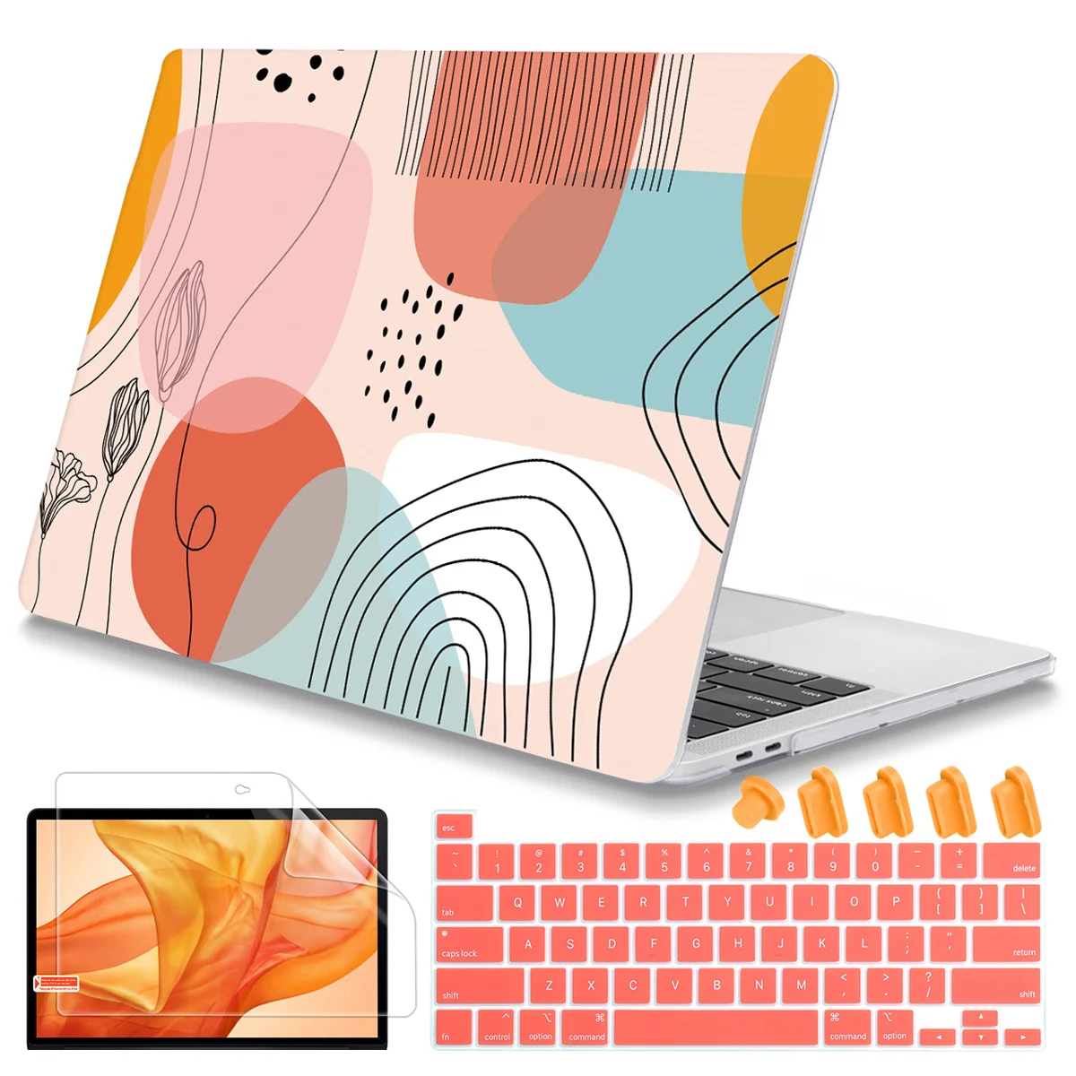 Чехол для MacBook Air 13 дюймов 2020 дюйма A2337 A2179 пластиковая жесткая оболочка чехол