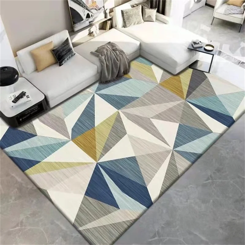 

Living Room Home Sofa Bedside Rugs Trend Kids Bedroom 21 Models High Quality Fluffy Carpets 2022 Latest Geometric Carpet