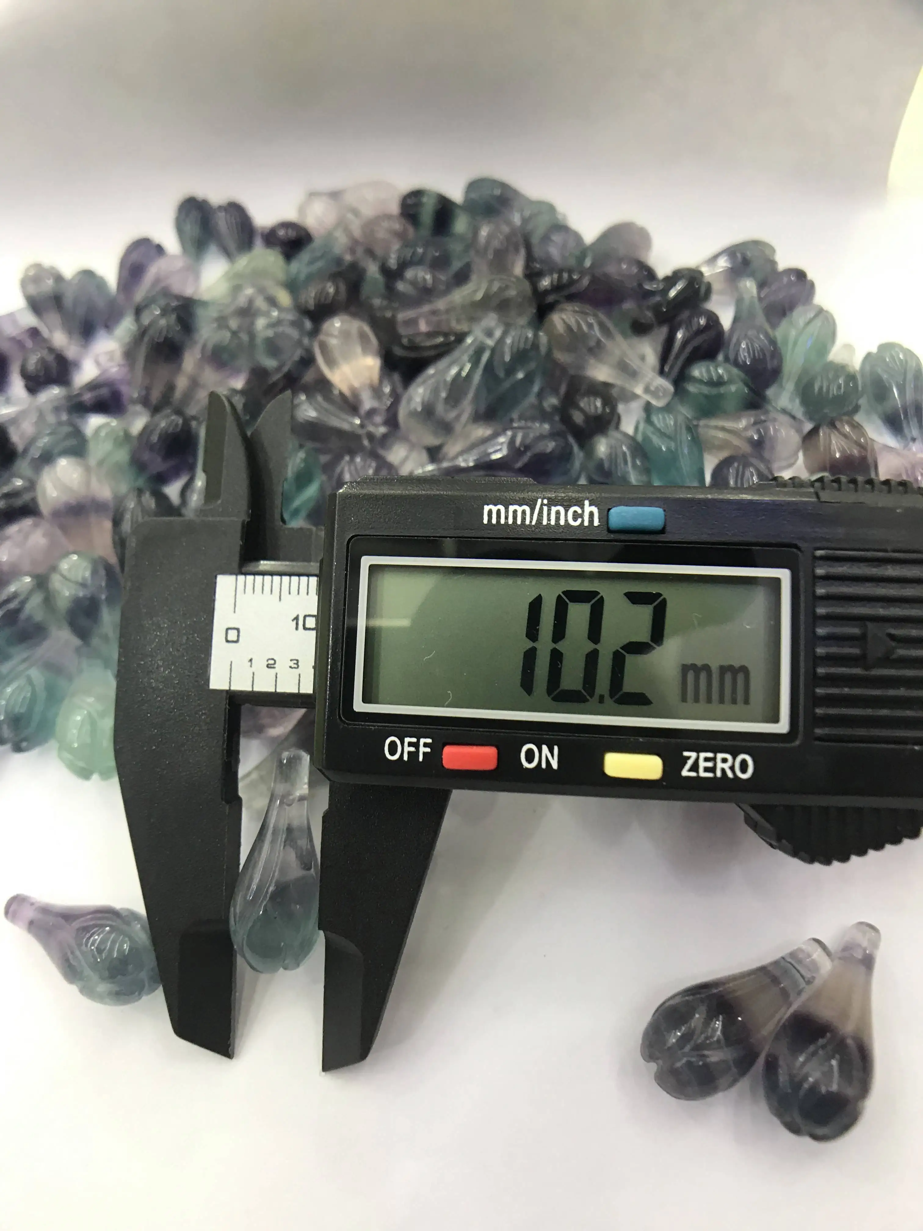 

2pcs/lot 10x24mm Flourites Flower beads Jewelry Making Beads Wedding Decoration Pendants Wholesale For DIY Necklace