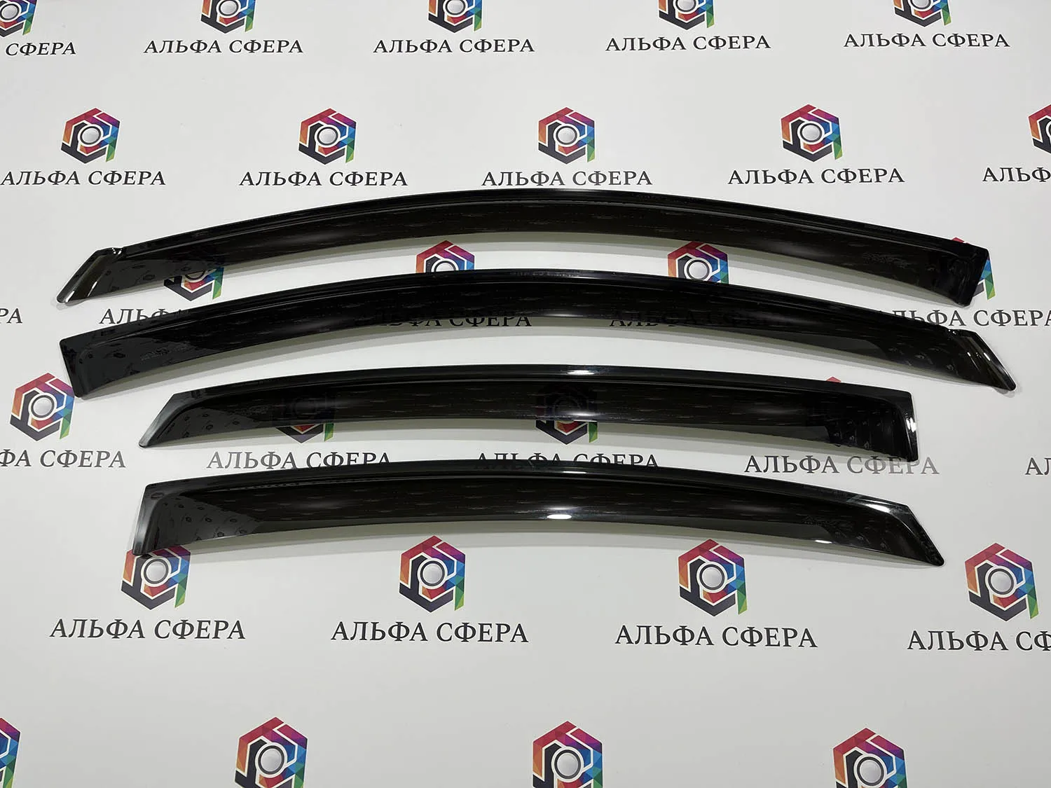 Box window deflectors for Nissan Almera III G15 2012-2018. Rain winds on Nyssan Almer 3 |