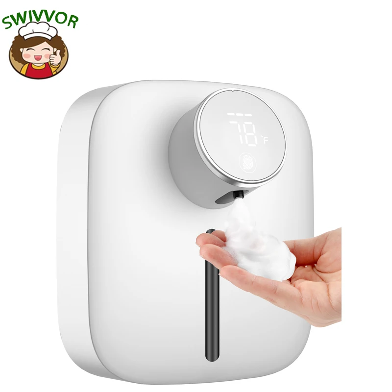 

Automatic Foam Soap Dispenser Rechargeable Touchless Wall-Mounted Soap Dispenser for Foaming Soap Hand Sanitizer Dispenser