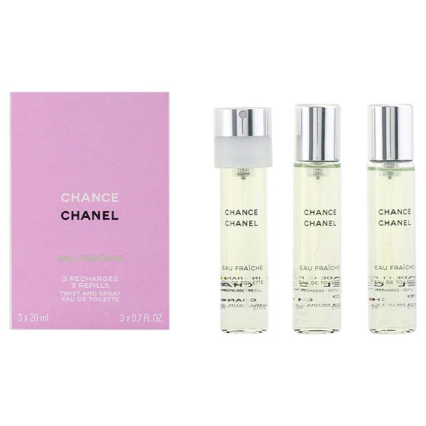 Женский набор духов Chance Eau Fraiche Chanel (3 шт.) | Красота и здоровье