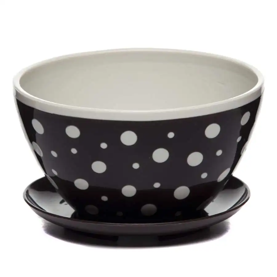 Горшок - кашпо для кактусов с поддоном 0 5 л (сл.кость кор.) | Дом и сад