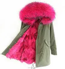 Women's Fur Coats With Attractive Pink Blue Yellow Colors