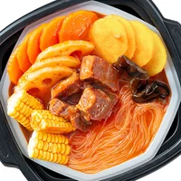 Китайская саморазогревающаяся лапша, весом 700 грамм + в подарок рандомные чипсы (креветки/краб)#4