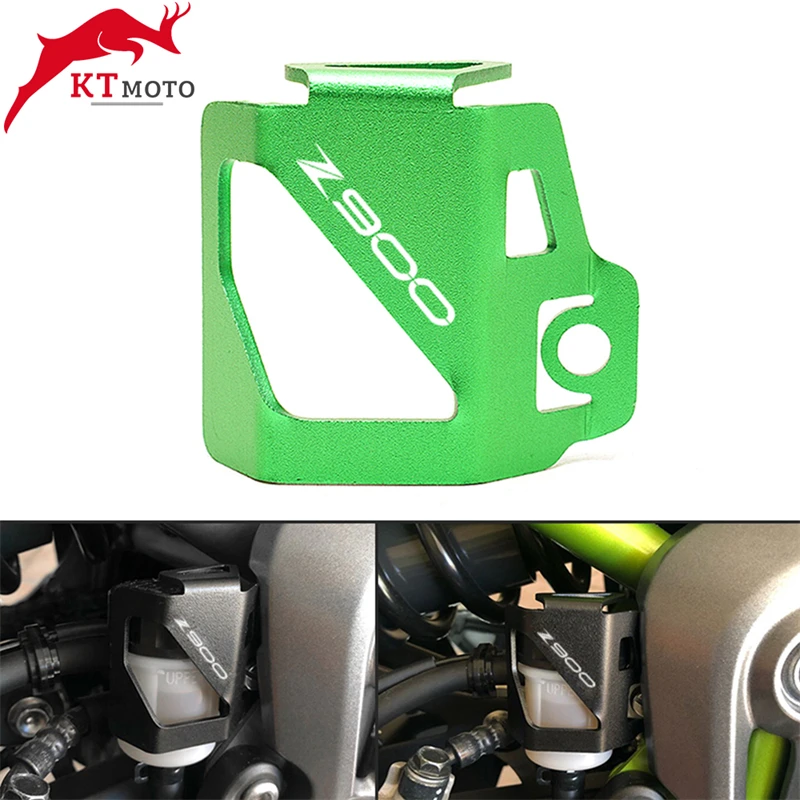 

Motorcycle CNC Rear Brake Fluid Reservoir Guard Cover Protector For Kawasaki Z900 Z 900 Z900RS Z900SE 2017-2022 2021 2020