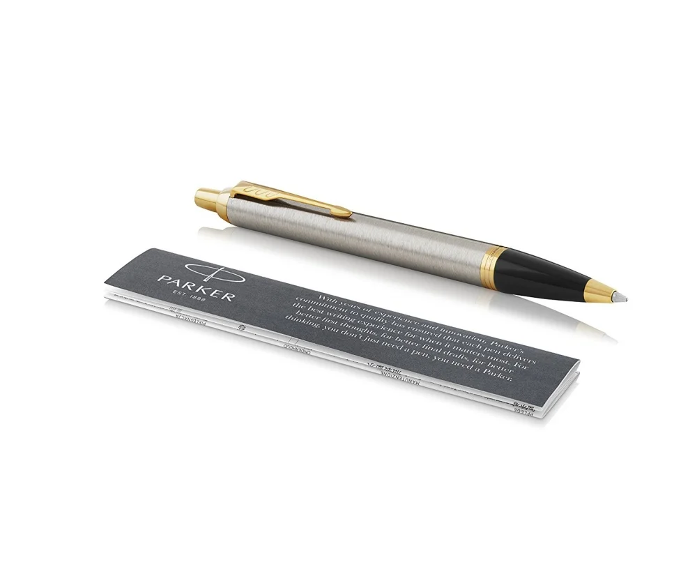 Шариковая ручка Parker IM Metal Core Brushed GT. 1931670 | Канцтовары для офиса и дома