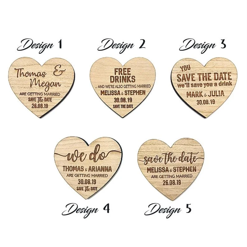 Изготовленные на заказ деревянные растительные сохранить дату магнит с картами, персонализированные свадебные зелень эвкалипта Boho магниты приглашения