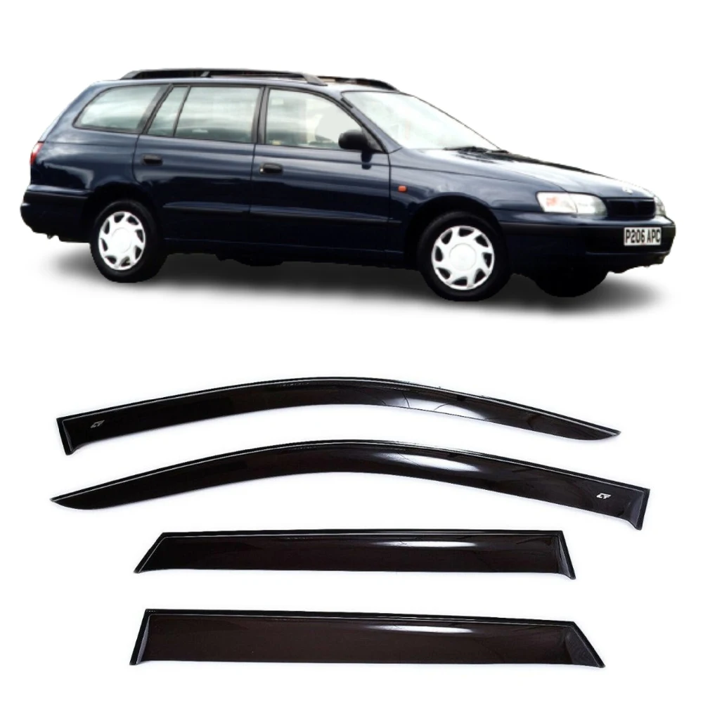 Дефлекторы окон Cobra Tuning T22792 на авто Toyota Carina E Wagon 1992 1997 4 шт./комп. ветровики от дождя