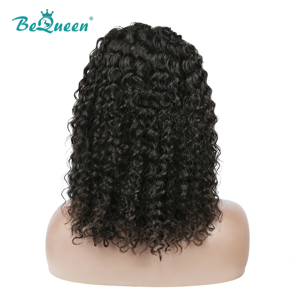 BeQueen глубокая волна короткие человеческие волосы парик блондинка 613 малазийские
