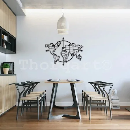 Страна происхождения карта мира железная рамка для фотографий рамки