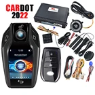 Брелок Cardot с ЖК-дисплеем, дистанционный умный центральный замок, Pke бесключевой доступ, дистанционный стартер, запуск двигателя, остановка, Автомобильная сигнализация для рынка Бразилии