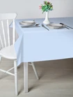 VIVACASE Скатерть на стол, квадратная, клеёнка, голубая, тубус, 1370*1370 (VHM-OILCOT137137-blue)