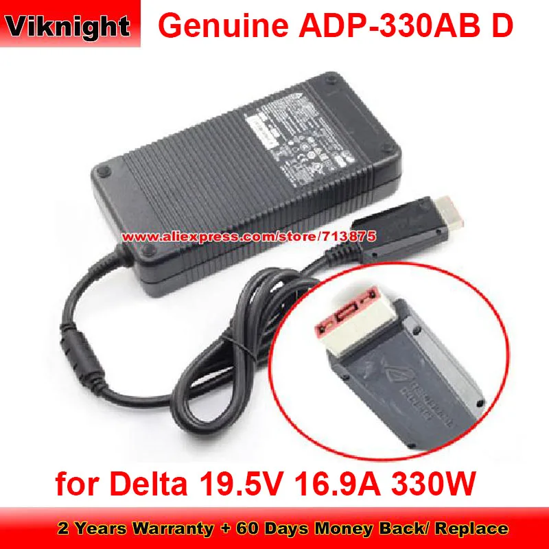 Genuine Delta 330W Charger 19.5V 16.9A AC Adapter ADP-330AB D for Asus ROG STRIX GL702VI-BA072T G701VI-XS78K G703VI-GB064T