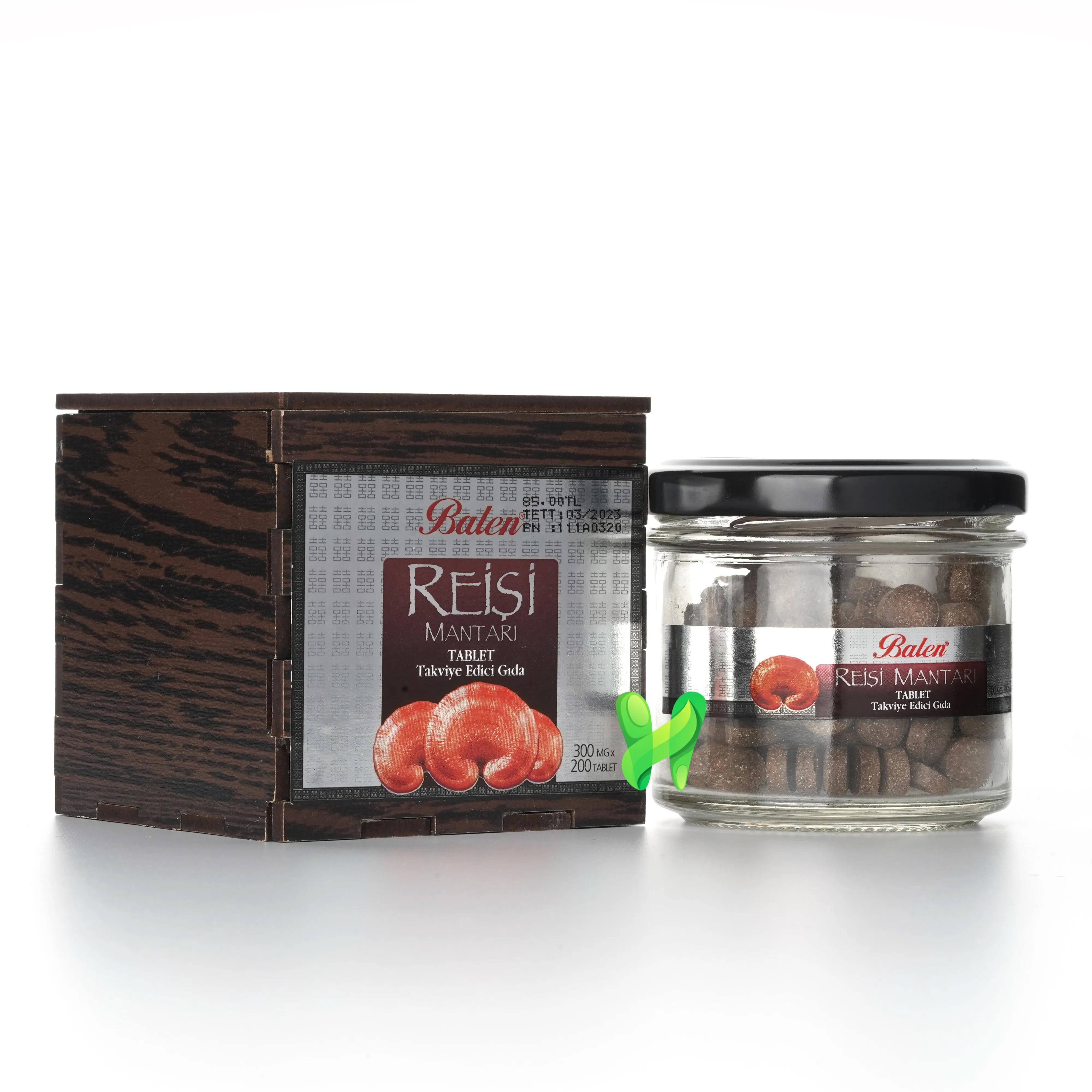 

Reishi Mushrooms Tablets, for Healthier Body, 200 Tablets, 300 mg
