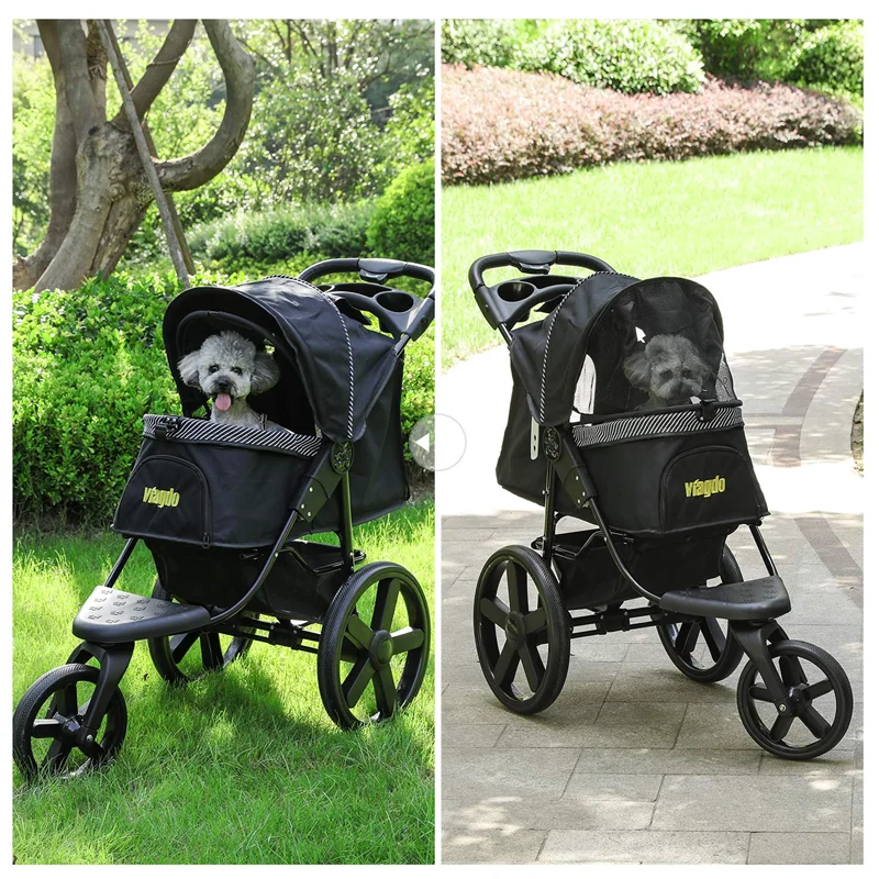 Складной собака коляска Jogger для малых и средних собак кошек роскошный Pet 3 х