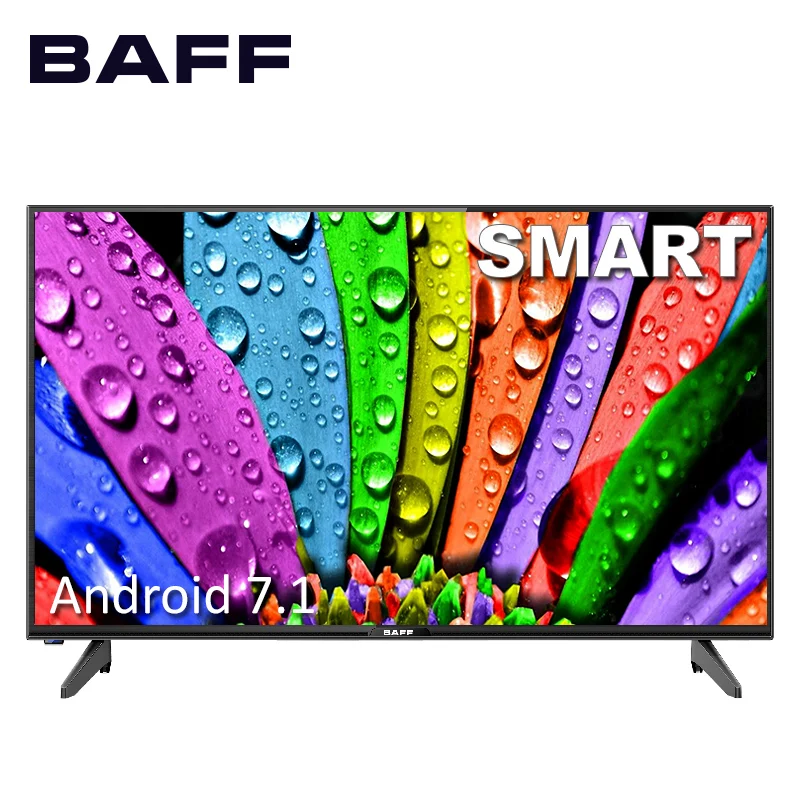 SMART телевизор 50&quot BAFF 50 STV ATSr DVBT2 матрица А класса (IPS) HD Android 7/1 3*HDMI 1*USB 16:9|Телевизоры| |