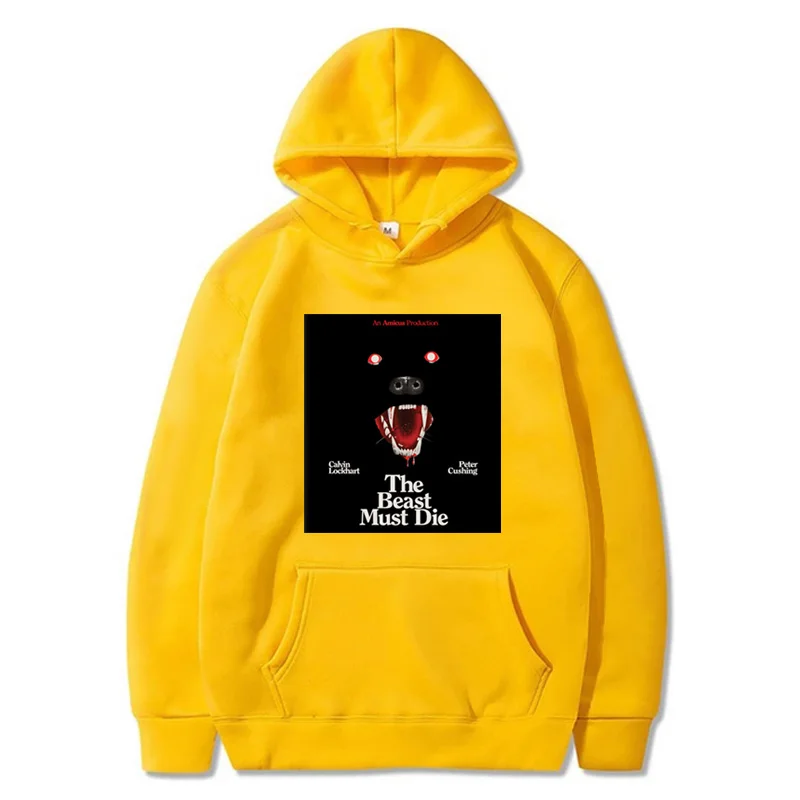 The Beast Must Die Hoodie Long Sleeve Hooded Street Style Sweatshirt