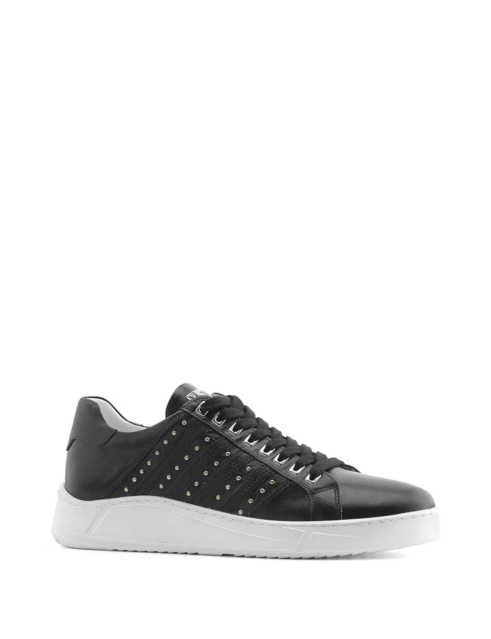 

ILVi-Genuine Leather Handmade Teodora Men's Sneaker Black Nappa Men Shoes 2020 Spring Summer (Made in Turkey)