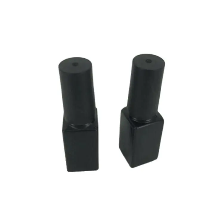 5 мл Черная Стеклянная бутылка с черной крышкой кисти для лака