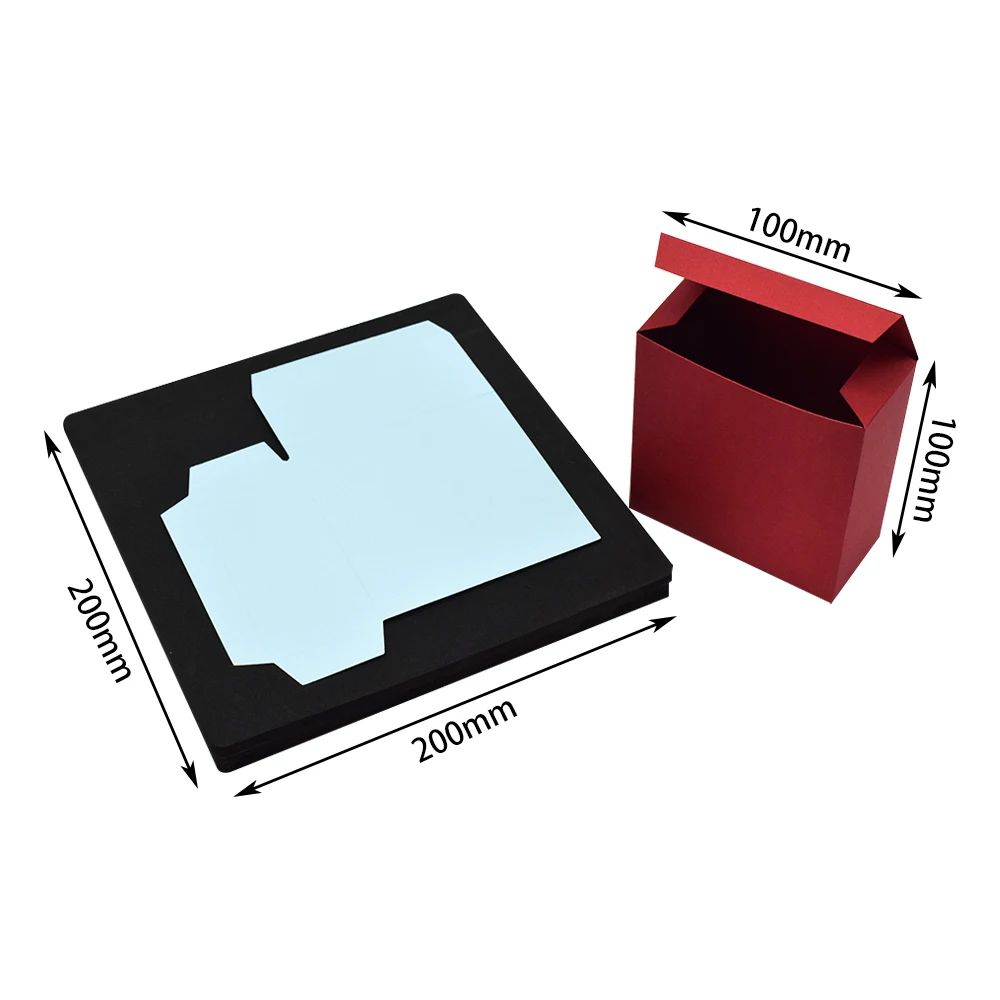 

Molds Making Decor Supplies Dies Templat Wood Die Cutting Square Box Packaging Storage Suitable For Big Shot Sizzix Machines