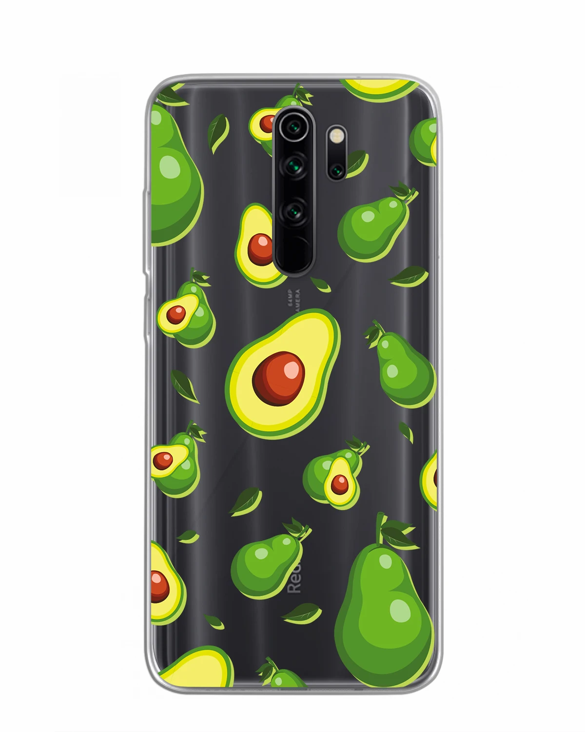 Силиконовый чехол Мобилиус на Xiaomi Redmi Note 8 Pro рисунок Авокадо |