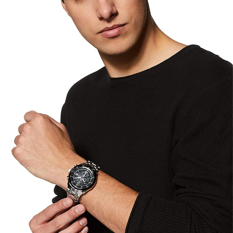 Casio оригинальные мужские часы Роскошный комплект 100 м водонепроницаемые модные