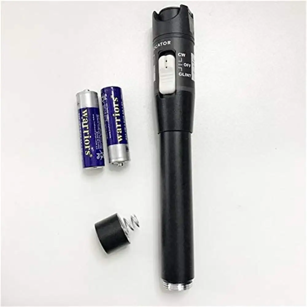 55 МВт алюминиевый волоконно оптический визуальный дефектоскоп красный лазерный