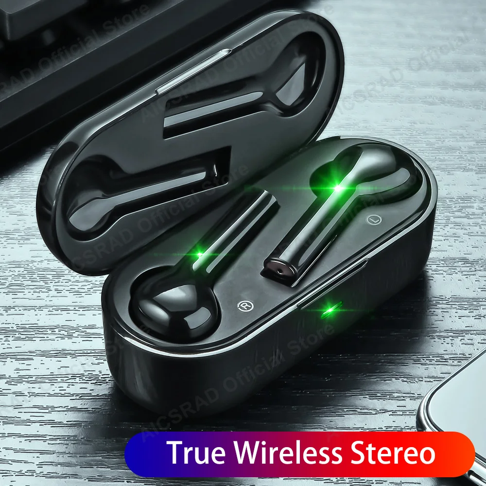 TWS стереонаушники Bluetooth 5 0 беспроводные наушники с сенсорным управлением Hi Fi