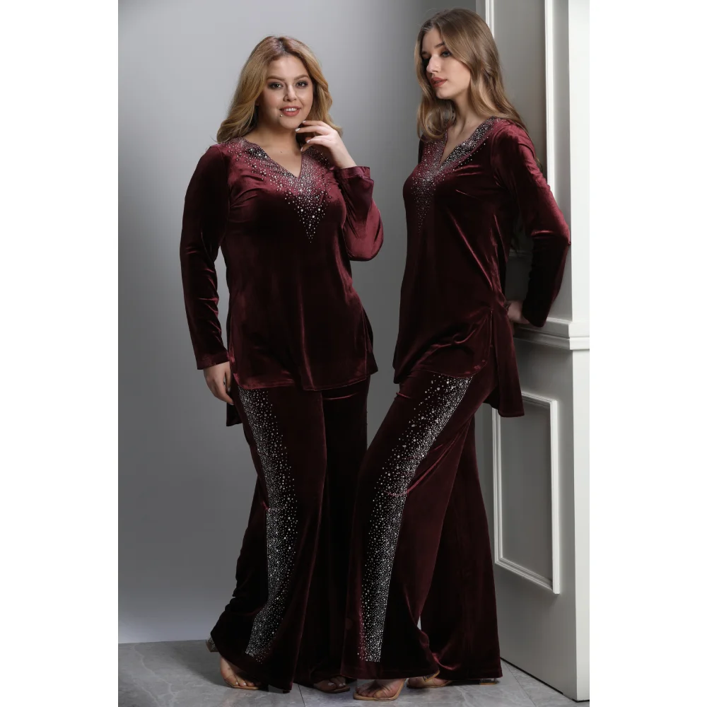 

Daffic Suite for Women Two-Piece suite Velvet
