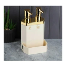 Double Liquid Soap Dispenser 600 ML Dish Sponge Holder Kitchen Accessories 5 Colors Washing Refillable Bottles Decorative Bath Double Liquid Soap Dispenser 600 ML Dish Sponge Holder Kitchen Accessories 5 Colors Washing Refillable Bottles Decorative Bath