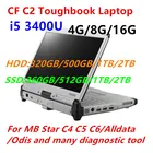 Для Panasonic CF-C2 TOUGHBOOK используется CF C2 i5 3400U 4GB8GB16GB RAM HDDSSD диагностический ноутбук для Alldata MB Star C4 C5 odis tool