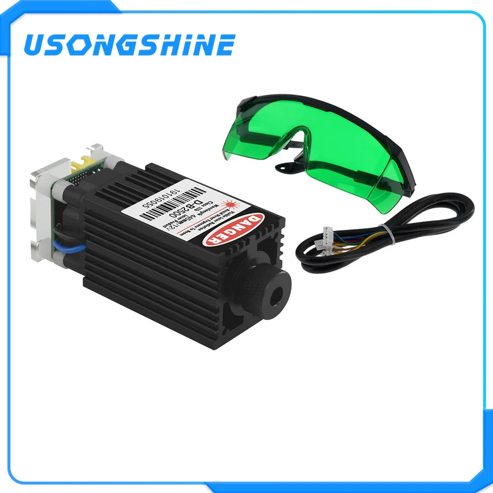 Лазерная головка + очки подходит для лазерный гравировальный станок с ЧПУ