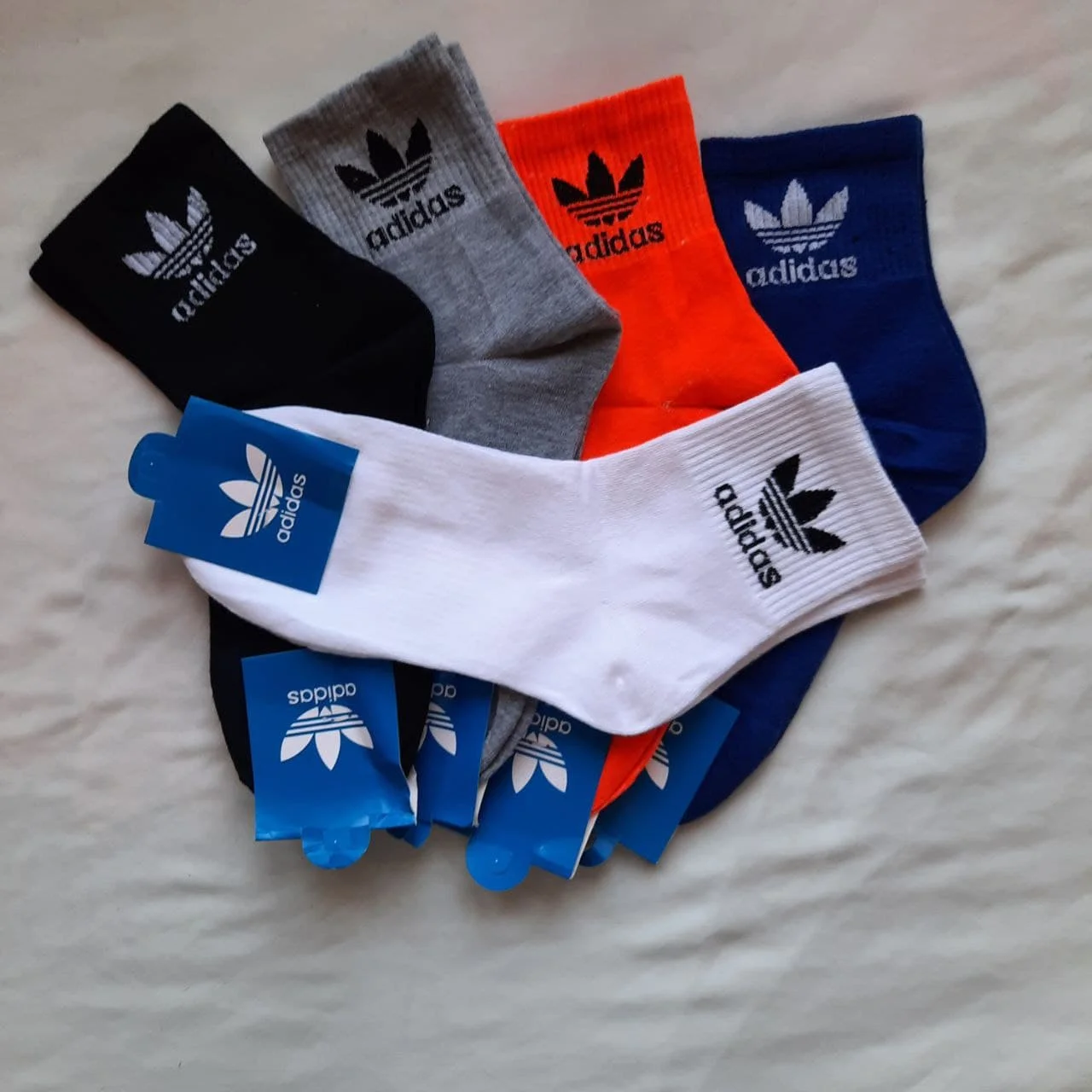 10 шт. (5 пар) мужские носки Adidas качественные подарочные носки.