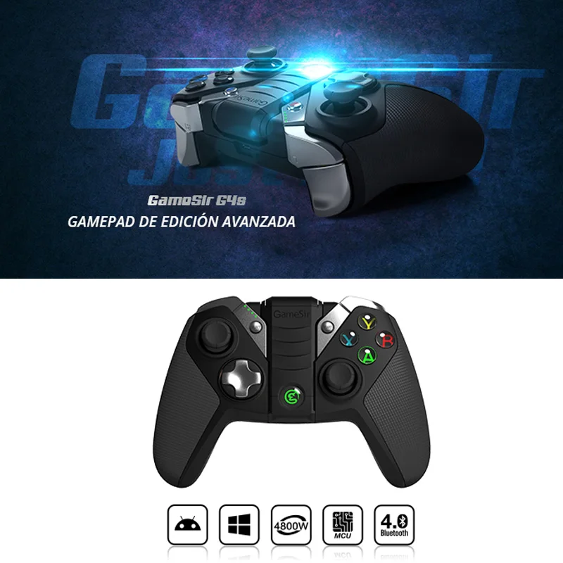 Геймпад GameSir G4s совместимый с Android и iOS имеет Беспроводное управление usb кабелем 2 4