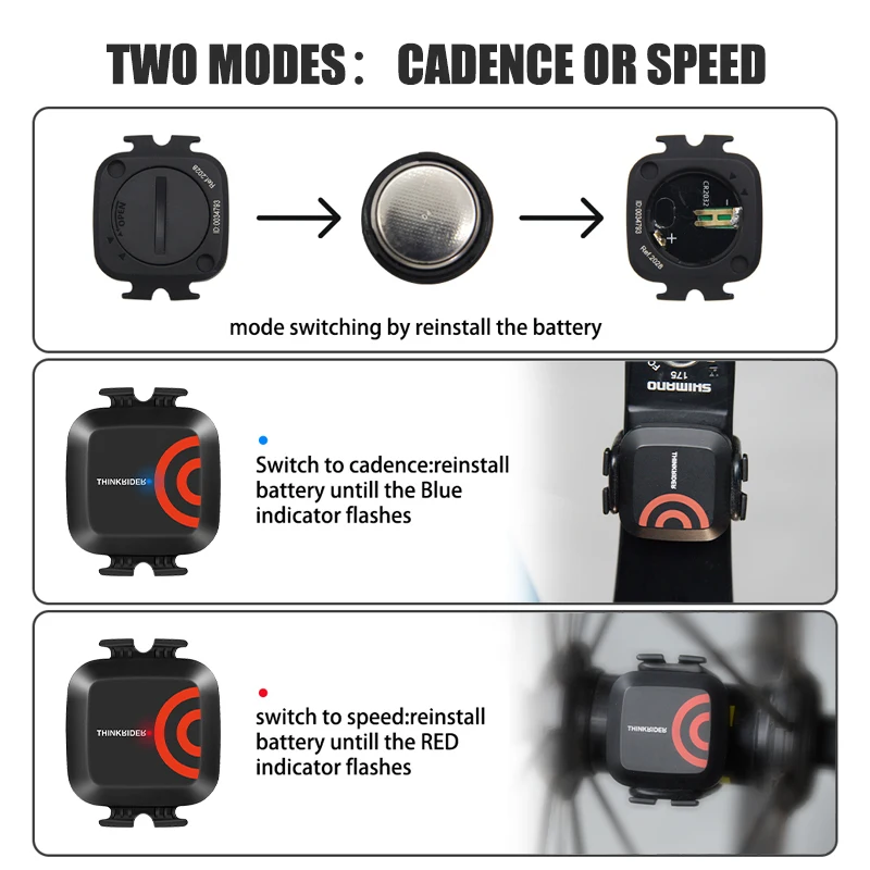 thinkrider ant speed and cadence dual sensor computer speedometer bike speed and cadence suitable for igpsport bryton free global shipping