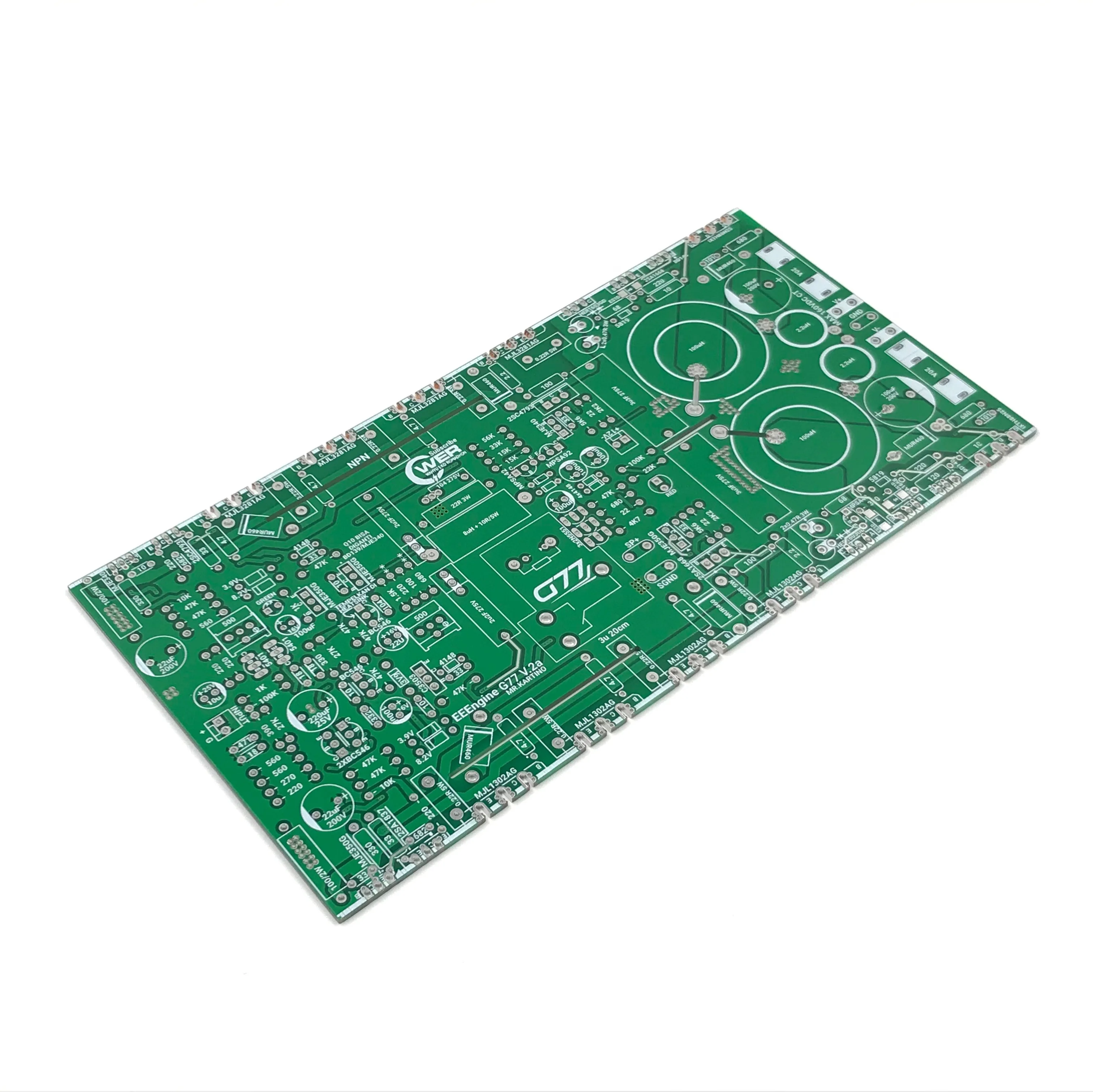 Class EEEngine G77 печатная плата усилителя высокой мощности PCB Sound Amp 2500 Вт RMS TDG77 В