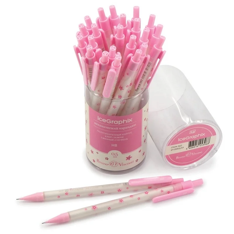 Pencil mechanical Bruno Visconti icegraphix Sakura HB 0 5mm plastic (21-0052/01) | Канцтовары для офиса и дома