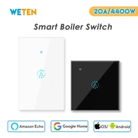 smart wifi boiler water heater switch 20a 4400w eu uk us ewelink app control timer voice control work with google home alexa