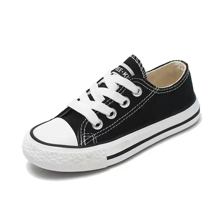 

Kids Jelly Color Canvas Shoes Toddler Girl Sneakers Boy Shoes Casual Lace Up Classic Flats Children Shoes for Student