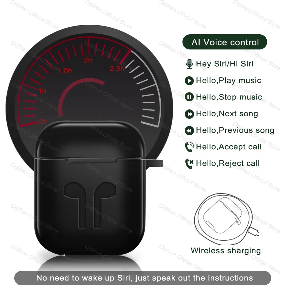 Голосовое управление TWS Air 2 AI умные наушники с распознаванием речи умный датчик