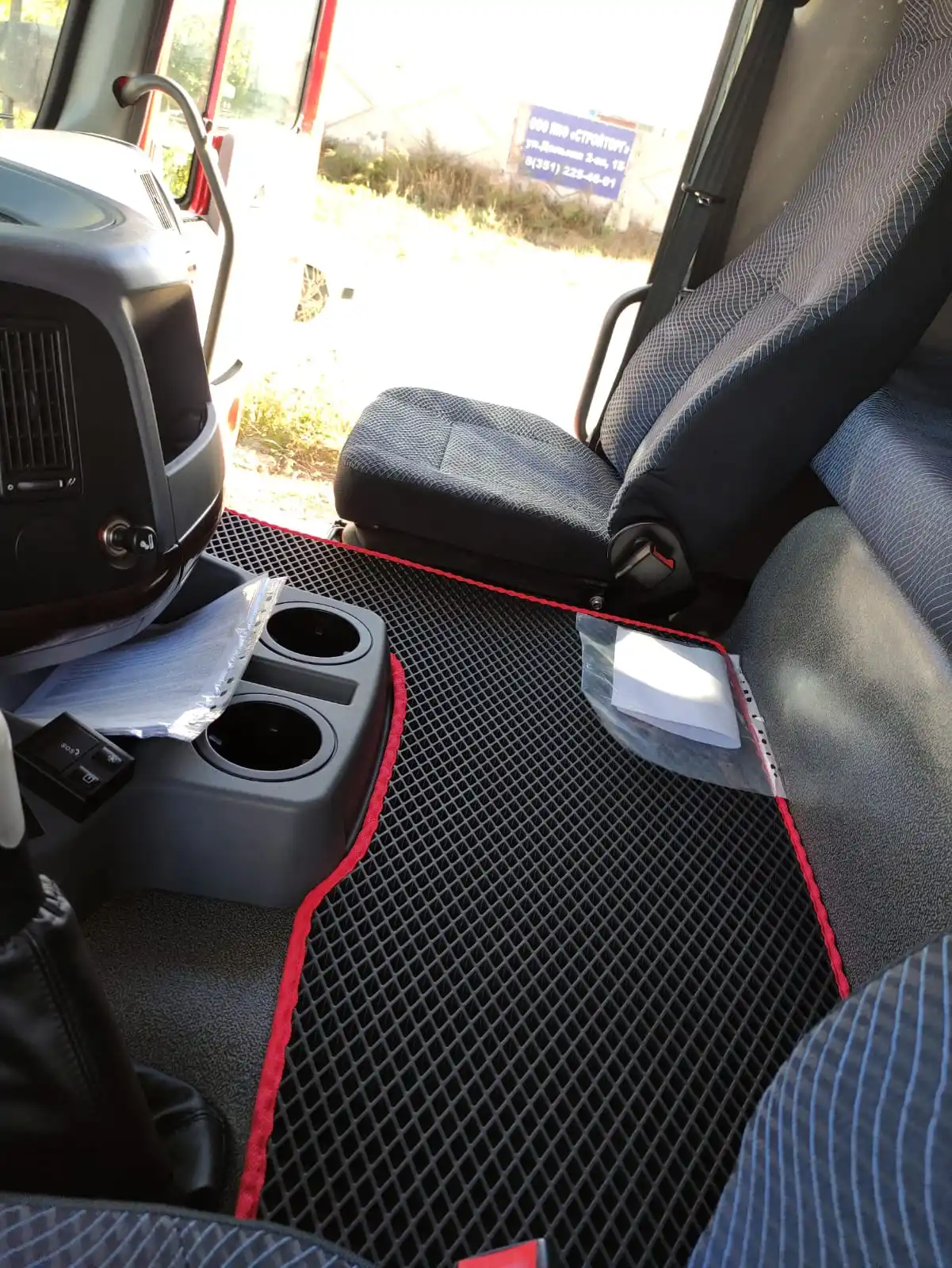 Коврики Eva на Howo Sinotruk автомобильные коврики Эва 3D комплект в салон. 2 передних и