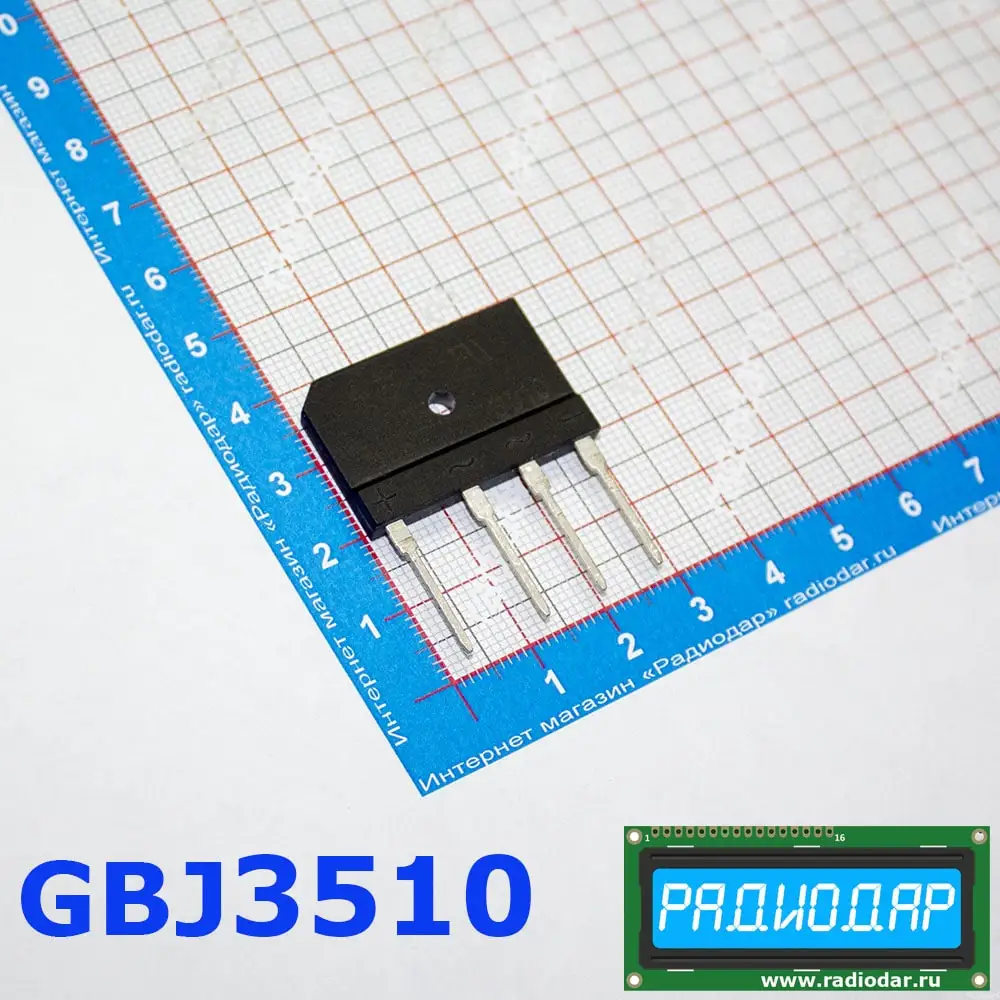 Диодный мост GBJ3510 -1000В 35А GBJ - производство SEP артикул 2117