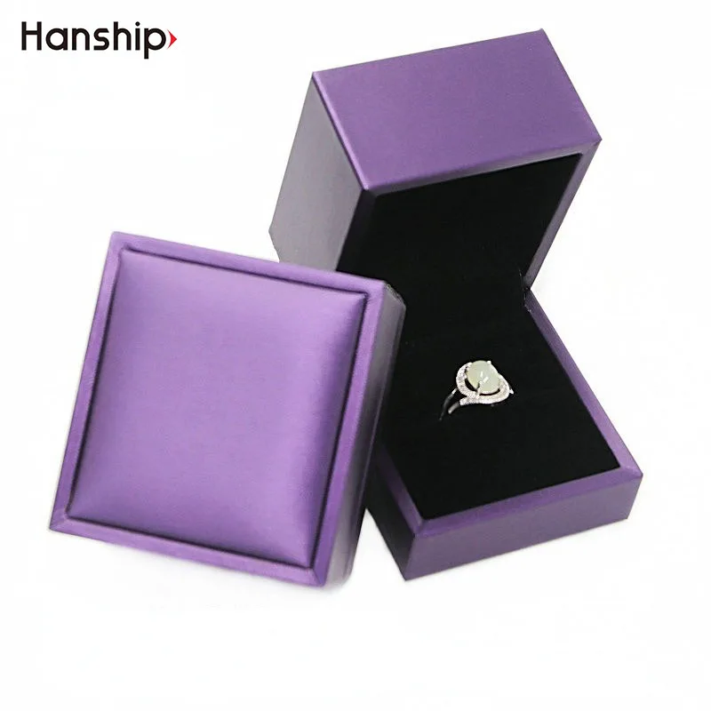 

2022 PU Portable Wedding Party Birthday Ring Gift Jewelry Organizer Display Box
