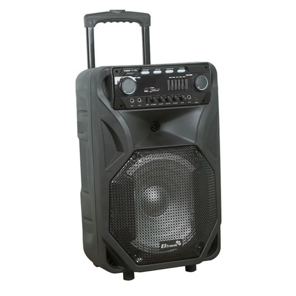 Беспроводная колонка ELTRONIC 20-11 CRAZY BOX 15&quot NEW акустика 80 Ватт с караоке микрофонами