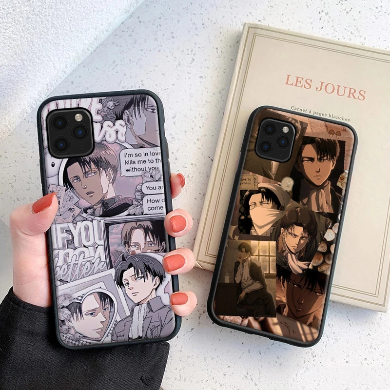

Anime Attack On Titan Levi Ackerman Phone Case For iPhone 6 6S 7 8 X XS XR 11 11 Pro 12 12 Pro 13 13 Pro 13 Mini Back Cover