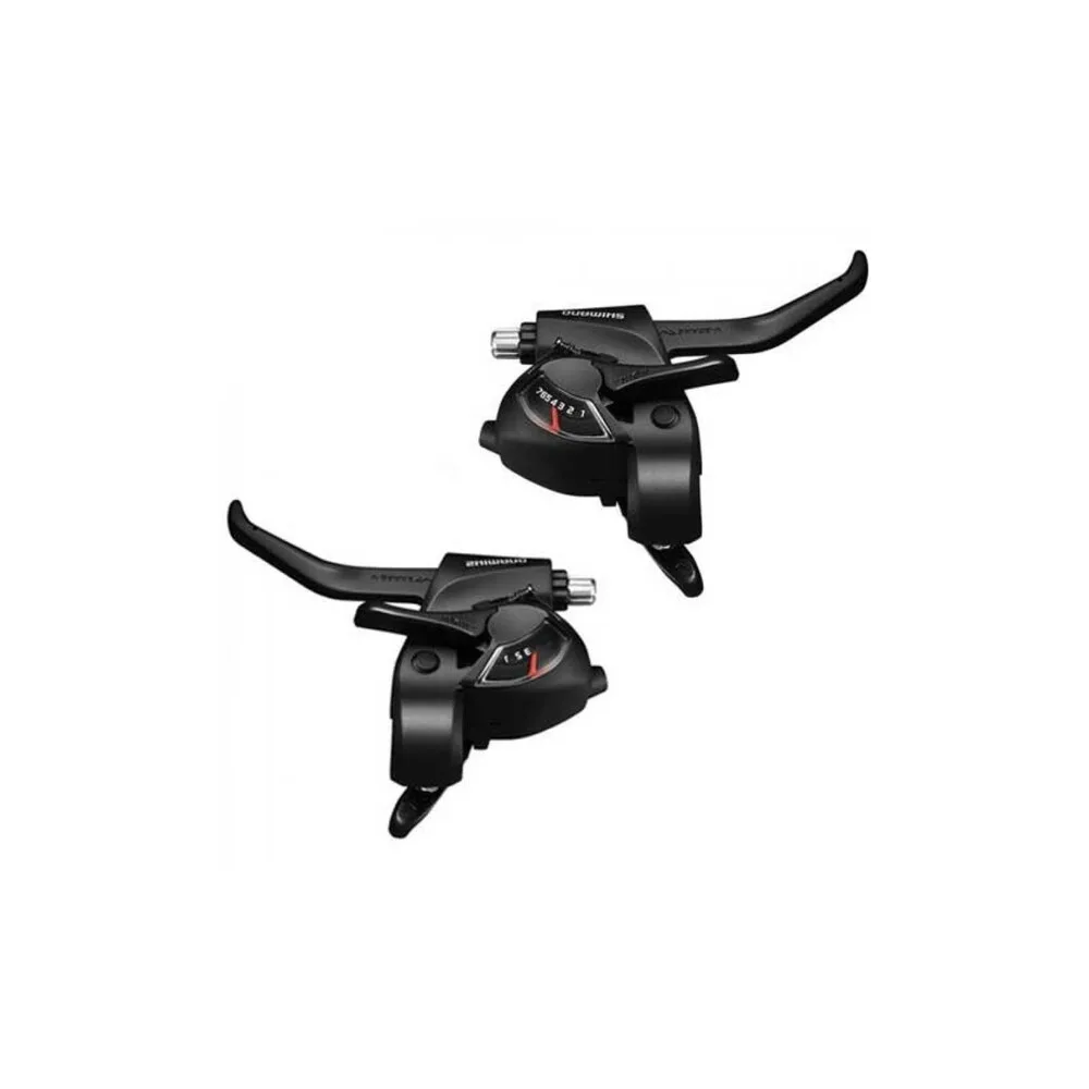 Shımano St-Ef41 3X7 Gear / Brake Lever Set + 2 pieces of inner gear wire gift
